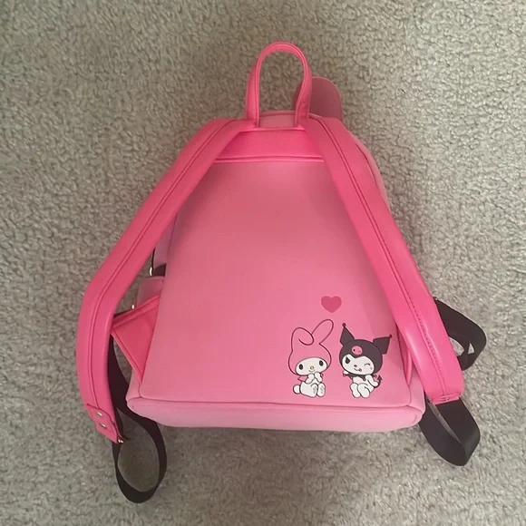My Melody & Kuromi Loungefly mini backpack - Picture 3 of 5